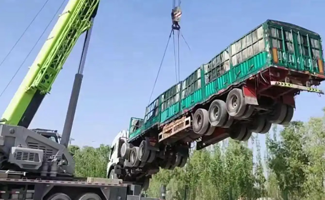 沁源道路脱困救援案例